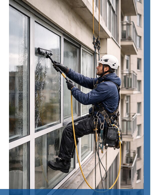 Мойка балконного остекления в Новосибирске от 3558 р. | ВЫСОТНИК-Нвс