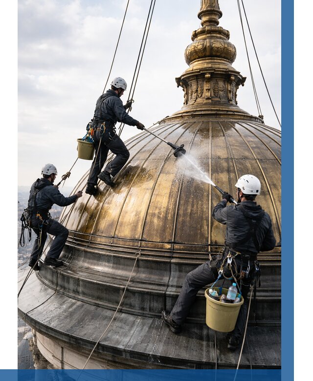 Мойка куполов и шпилей в Новосибирске от 8133 р. - заказать | ВЫСОТНИК-Нвс