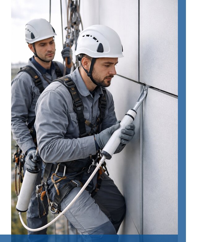 Герметизация швов вилатермом в Новосибирске от 610 р. | ВЫСОТНИК-Нвс