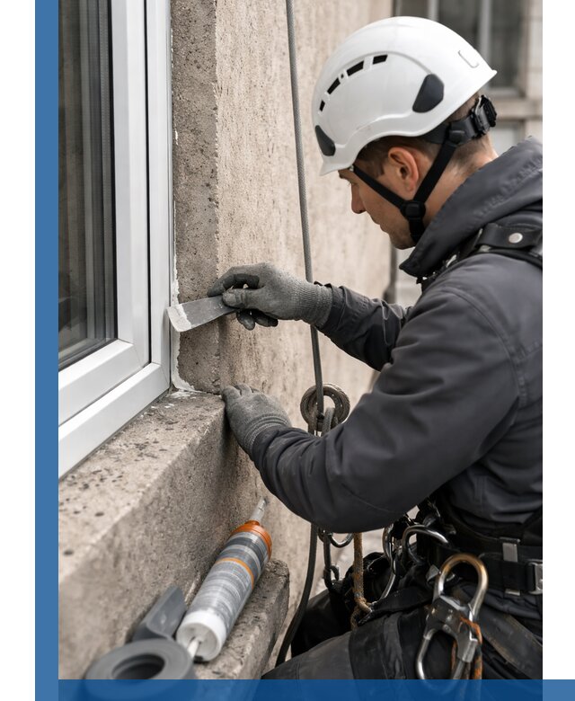 Герметизация монтажных швов окон в Новосибирске с гарантией качества