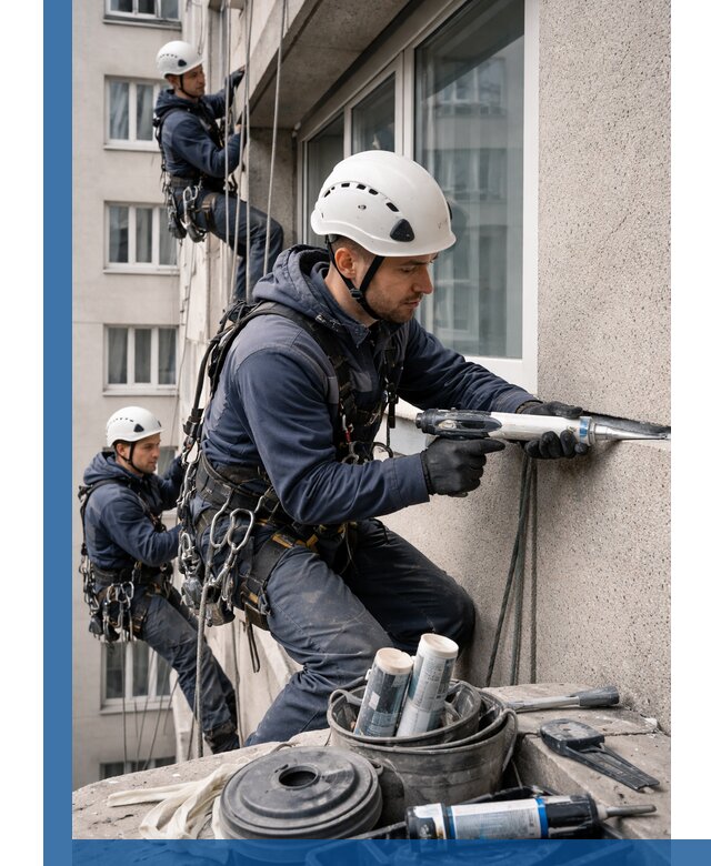 Герметизация швов лоджии в Новосибирске профессионально и надежно