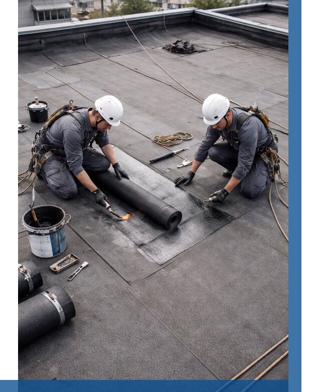 Ремонт мягкой кровли под ключ в Новосибирске от 712 р. | ВЫСОТНИК-Нвс