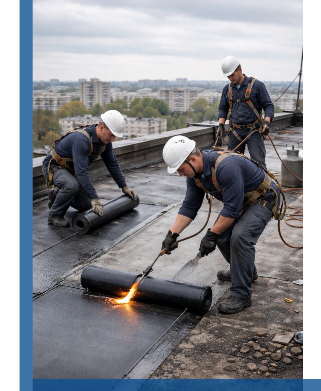 Ремонт наплавляемой кровли в Новосибирске качественно и надежно