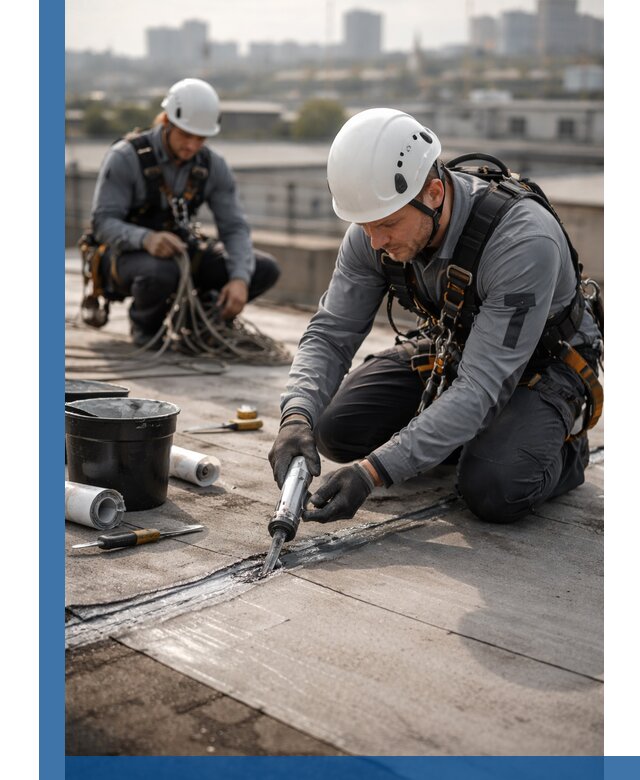 Аварийное и капитальное устранение протечек кровли в Новосибирске