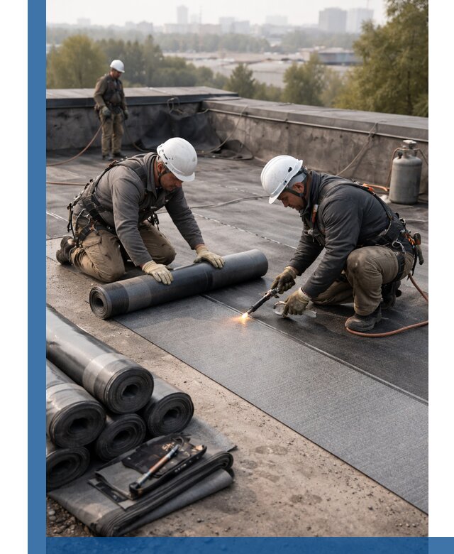 Монтаж мягкой кровли в Новосибирске профессионально и надежно