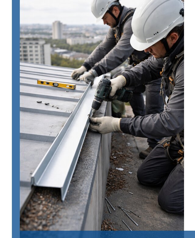 Монтаж капельника на кровле в Новосибирске с гарантией качества