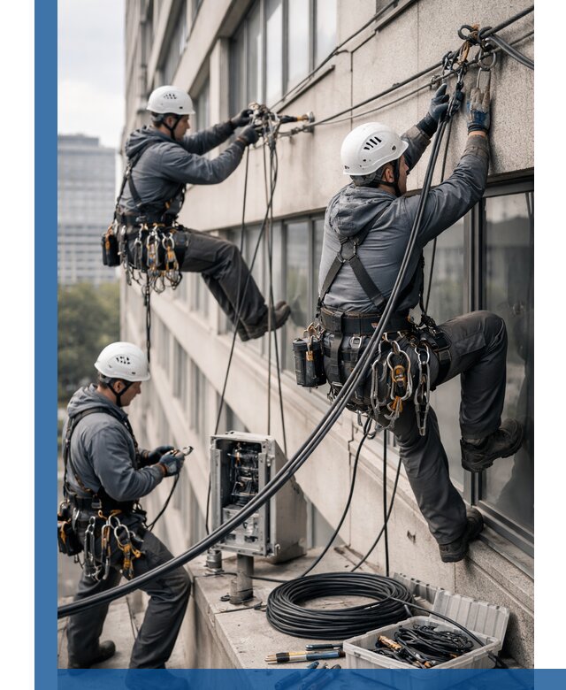 Прокладка оптоволоконного кабеля в Новосибирске под ключ с тестированием