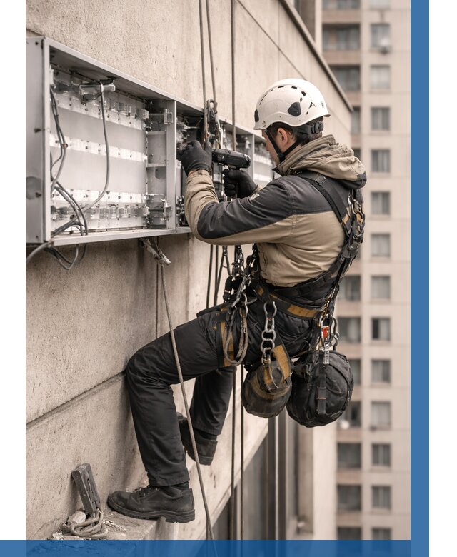 Ремонт вывески на высоте в Новосибирске от 4575 р. | ВЫСОТНИК-Нвс