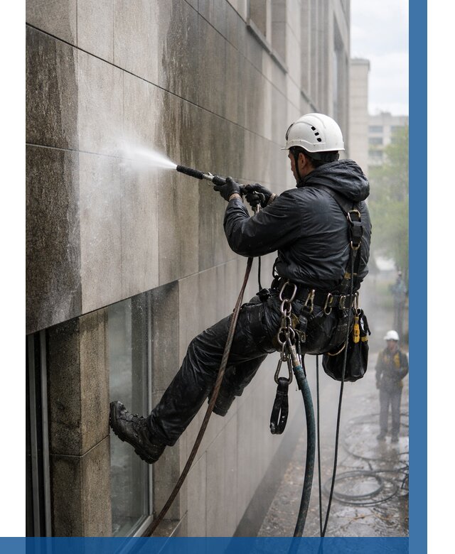 Гидроструйная очистка поверхностей в Новосибирске от 864 р. | ВЫСОТНИК-Нвс