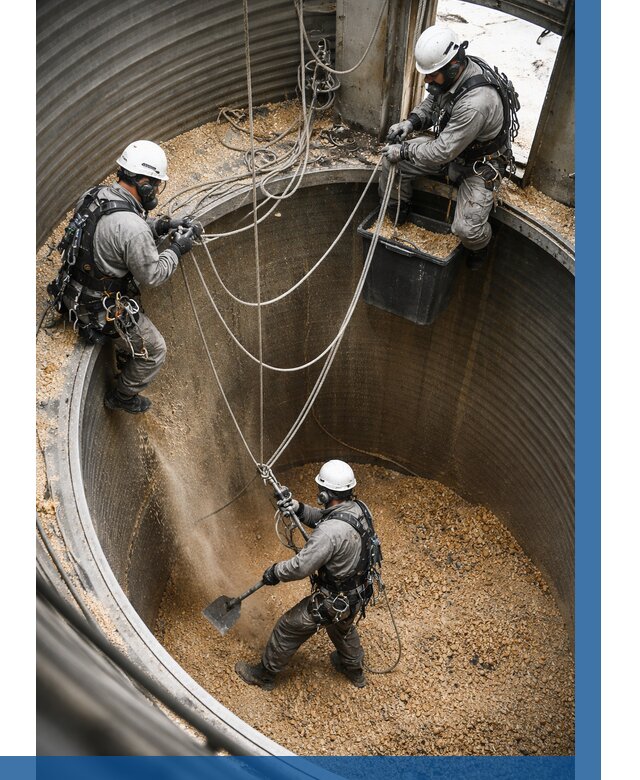 Чистка зерновых бункеров в Новосибирске от 12199 р. | ВЫСОТНИК-Нвс