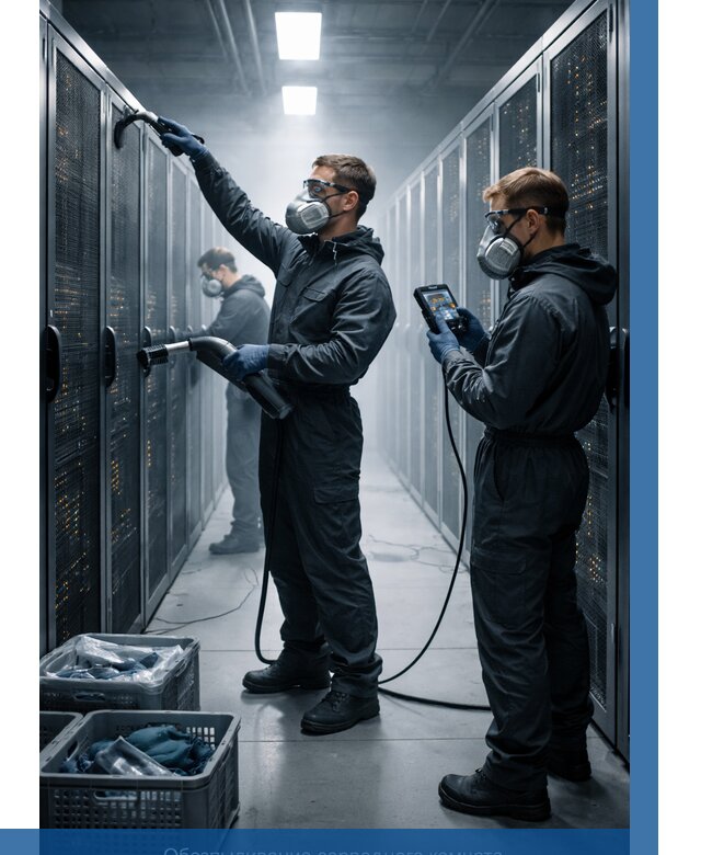 Обеспыливание серверной комнаты в Новосибирске от 4575 р. | ВЫСОТНИК-Нвс