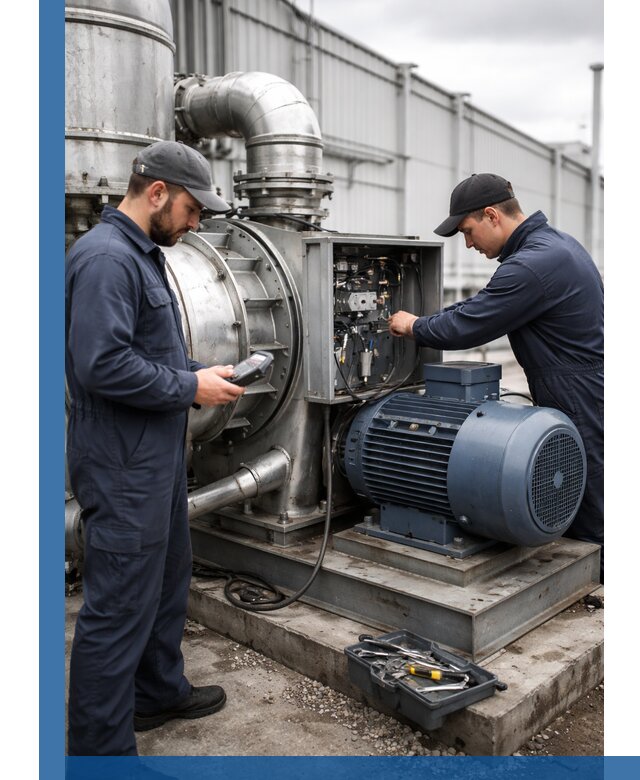 Техническое обслуживание промышленного оборудования в Новосибирске