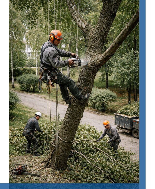 Кронирование деревьев в Новосибирске от 6608 р. | ВЫСОТНИК-Нвс