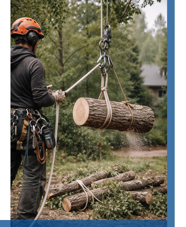 Валка деревьев частями в Новосибирске от 7625 р. | ВЫСОТНИК-Нвс