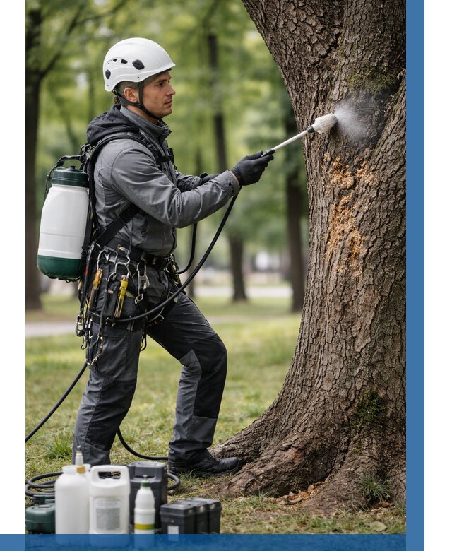 Обработка деревьев от вредителей в Новосибирске от 4575 р. | ВЫСОТНИК-Нвс