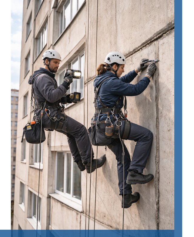 Обследование межпанельных швов в Новосибирске от 1830 р. | ВЫСОТНИК-Нвс