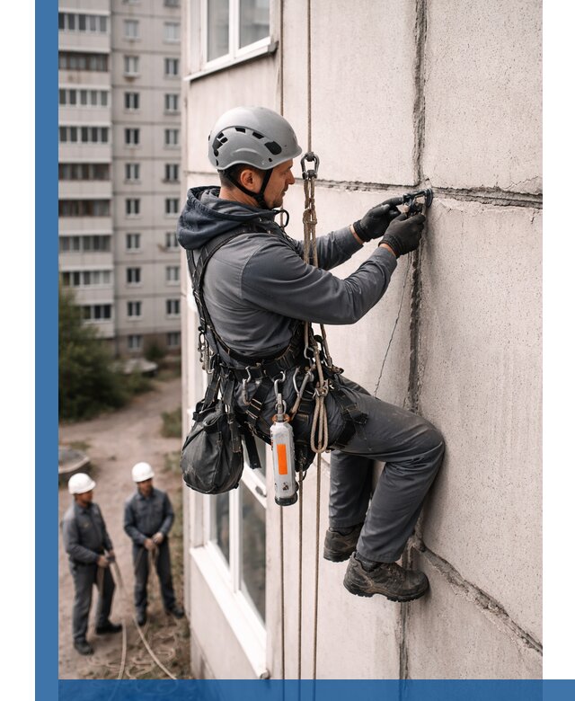 Обследование межпанельных швов и герметизация в Новосибирске